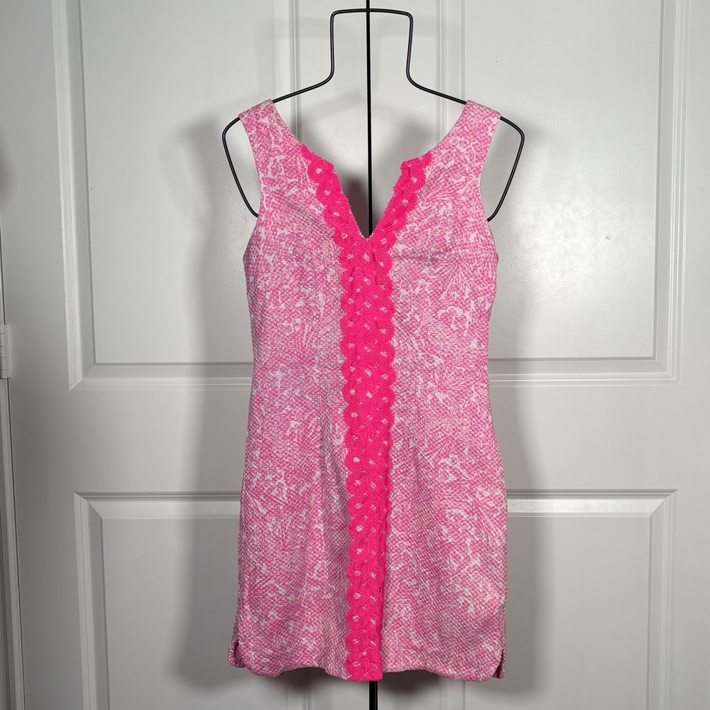 Lilly Pulitzer Pink & White Pattern Dress